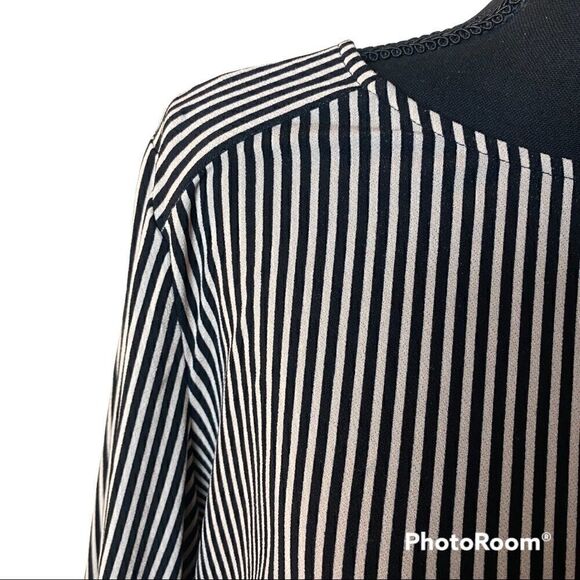 ADRIANNA PAPELL Printed 3/4 Sleeve Blouse - Picture 11 of 11